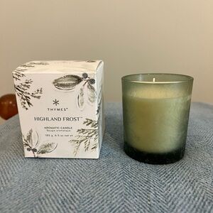 Highland Frost Aromatic Candle Thymes New in Box